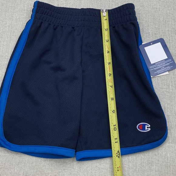 CHAMPION Little Boys Contrast Binding "C" Patch Shorts Size 4 - Picture 4 of 6